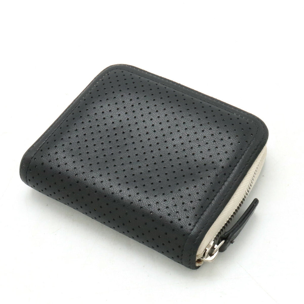 Chanel Leather Coco Mark Card Case Business Card Holder