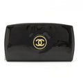 Chanel Patent Leather Make Up Coco Mark Long Wallet A47662