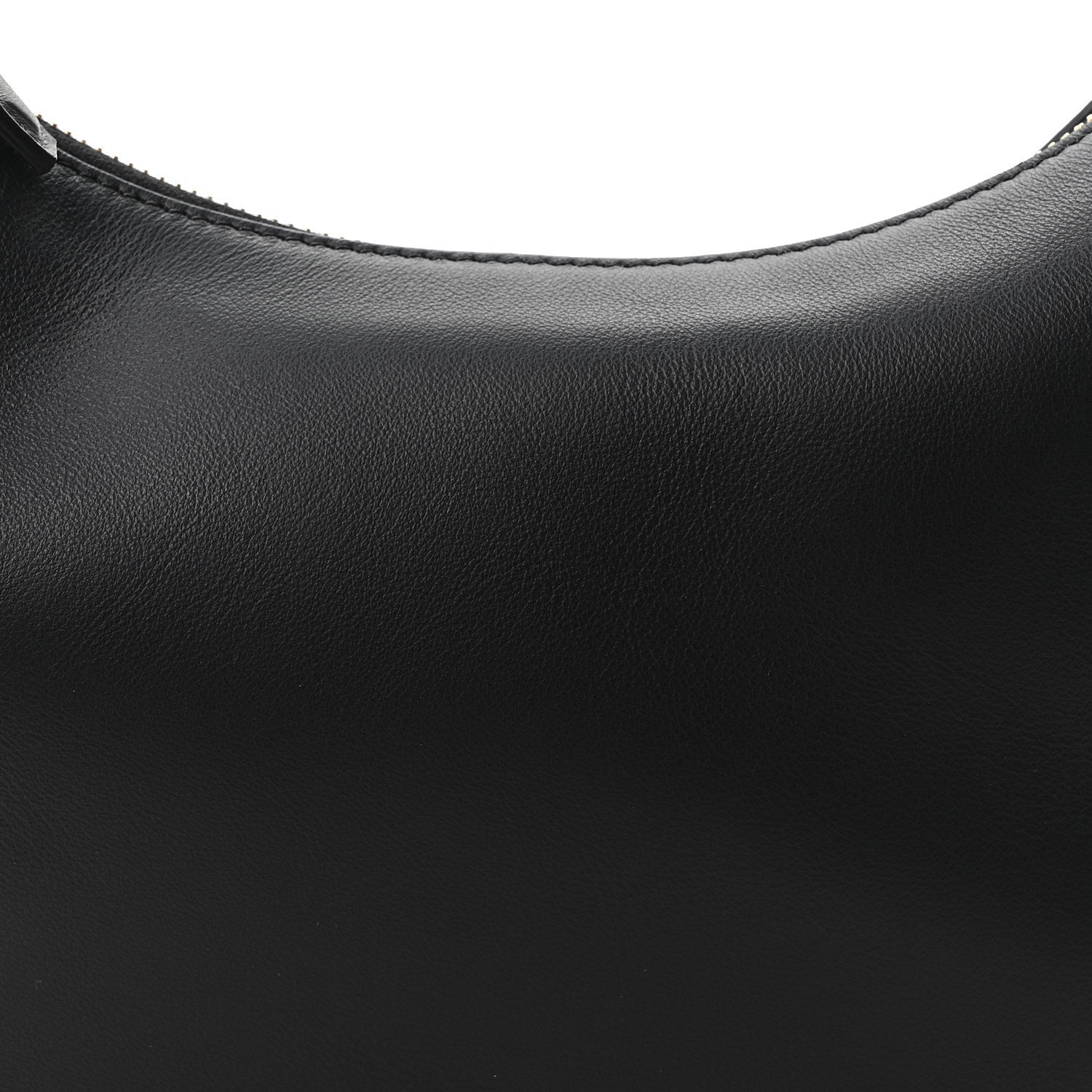 Vitello Grace Matte Small Fendigraphy Hobo Bag Black