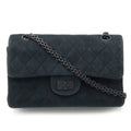 Chanel Suede 2.55 Matelassé Double Flap Chain Shoulder Bag A37586