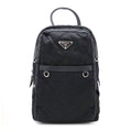 Prada Nylon Leather Quilting Mini Backpack 1B017