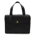 Chanel Caviar Skin Coco Mark Business Bag 2way Briefcase