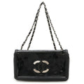 Chanel Enamel/Lambskin Lipstick Coco Mark Chain Shoulder Bag