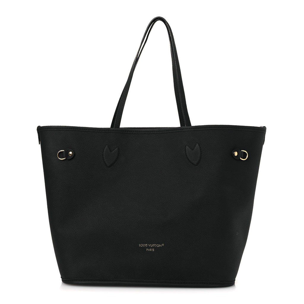 Monogram Calfskin Neo Neverfull Inside Out MM Black