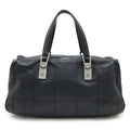 Chanel Choco Bar Leather Boston Bag