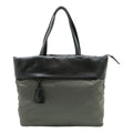 Prada 1BG047 Nylon Nappa Leather 2way Tote Bag