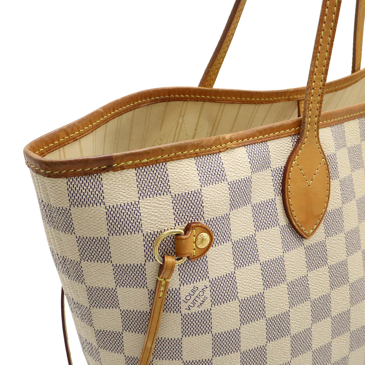 Louis Vuitton Neverfull Damier Azur 2way Tote Bag