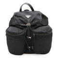Prada Triangle Logo Nylon Backpack