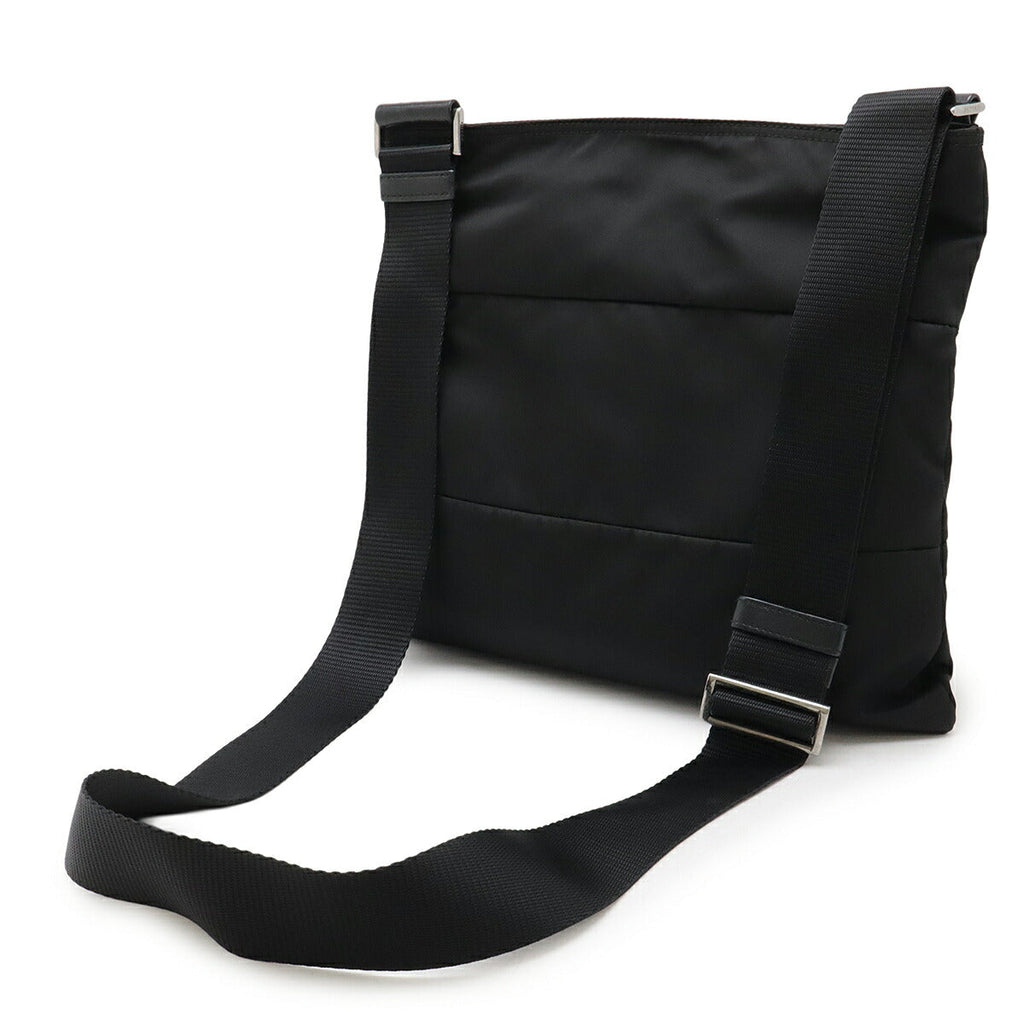 Prada BT0741 Nylon Leather Shoulder Bag