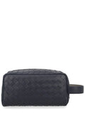 Bottega Veneta Men Pochette Con Motivo Intrecciato