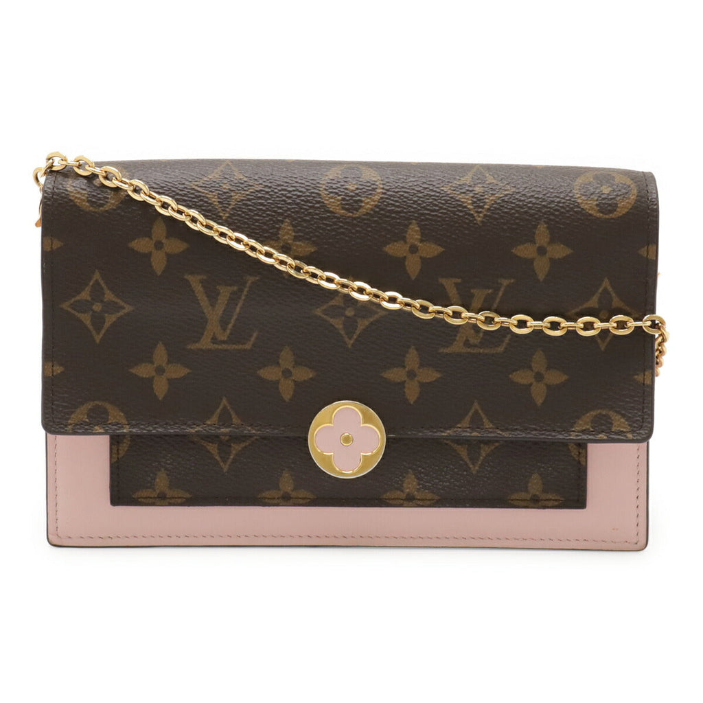 Louis Vuitton Portefeuille Flore Monogram 2way Shoulder Bag
