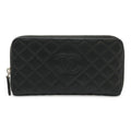 Chanel Matelassé Leather Long Wallet