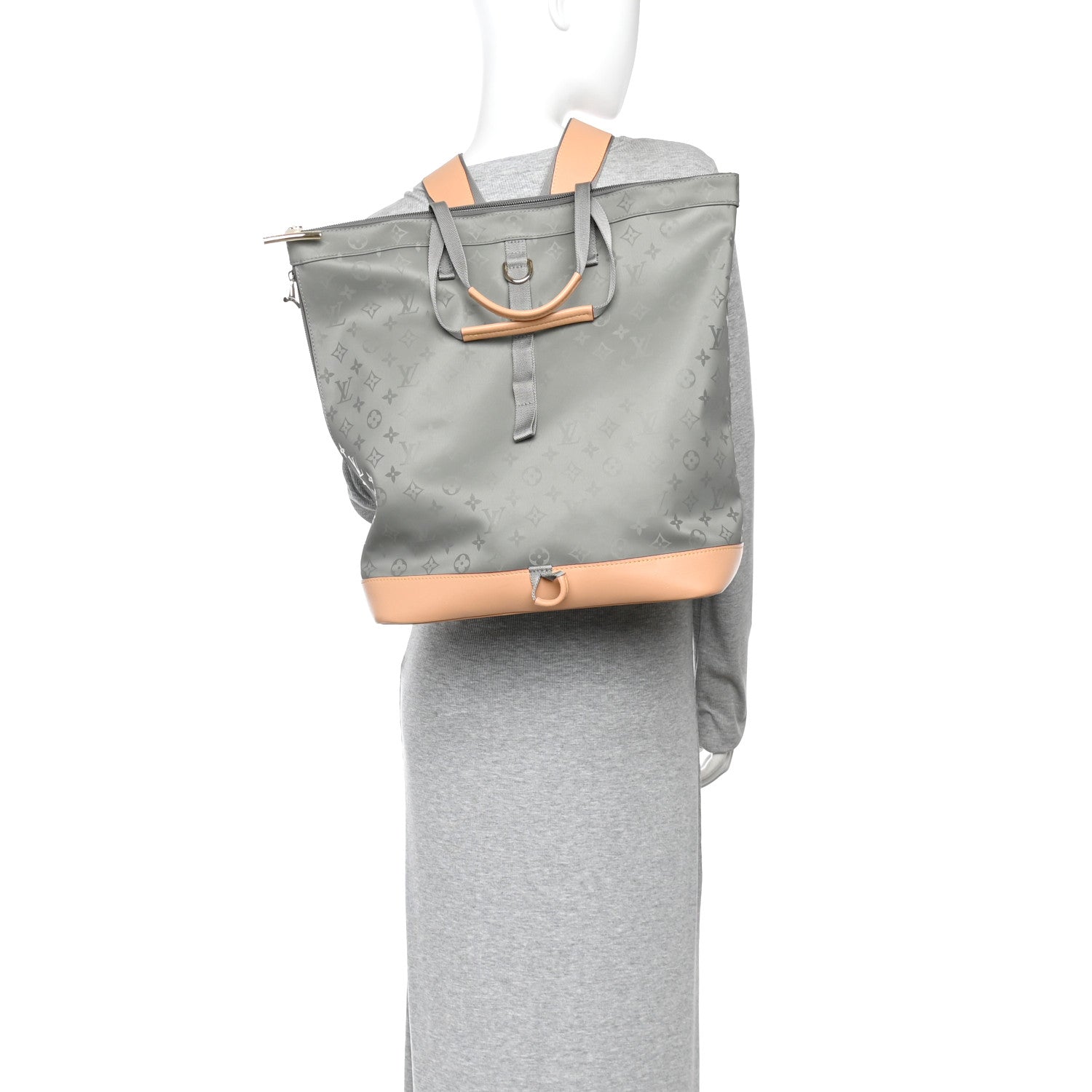 Monogram Titanium Backpack Tote