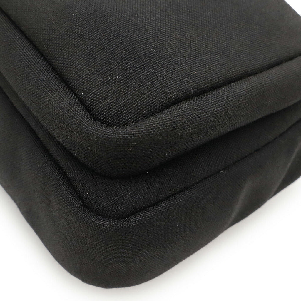 Saint Laurent Canvas Leather Shoulder Bag