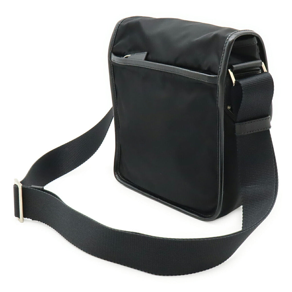 Prada Nylon Leather Shoulder Bag