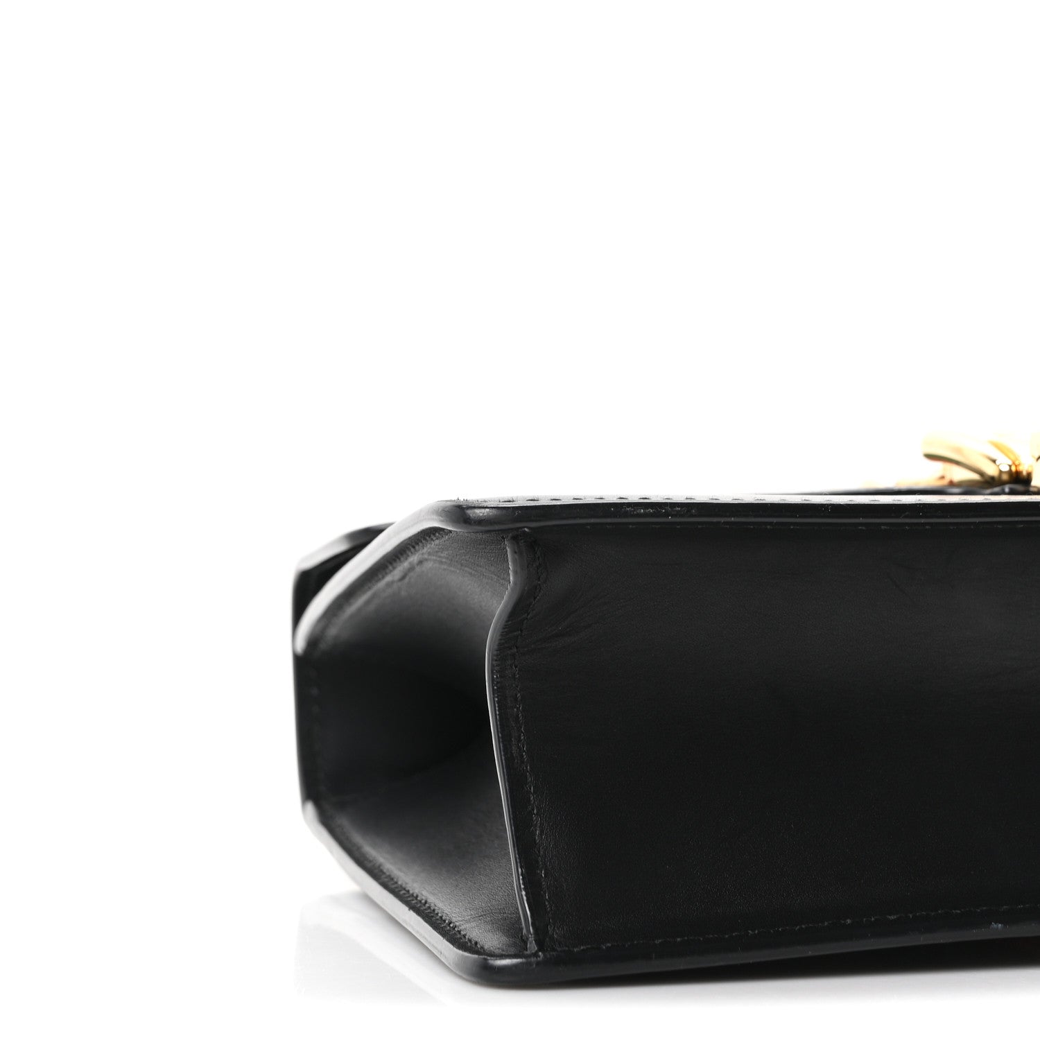 Calfskin Small Sylvie Shoulder Bag Black
