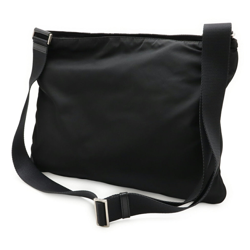 Prada Nylon Leather Shoulder Bag