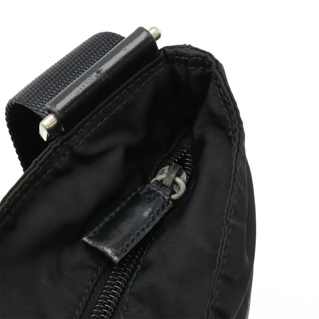 Prada Nylon Leather Shoulder Bag