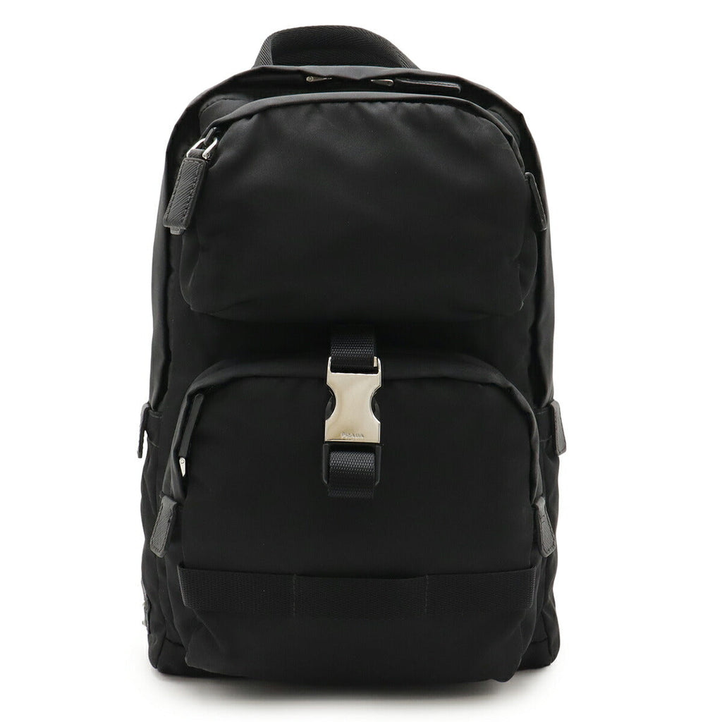 Prada TESSUTO Nylon Leather Shoulder Bag