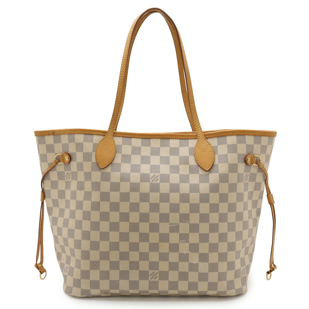 Louis Vuitton Neverfull Damier Azur 2way Tote Bag