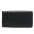 Chanel Cambon Line Soft Calf Long Wallet