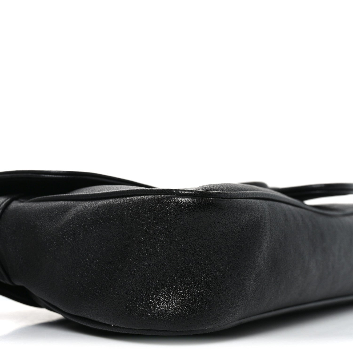 Goatskin Small GG Monochrome Aphrodite Shoulder Bag Black