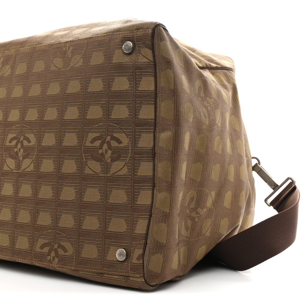 Nylon Travel Duffle Brown