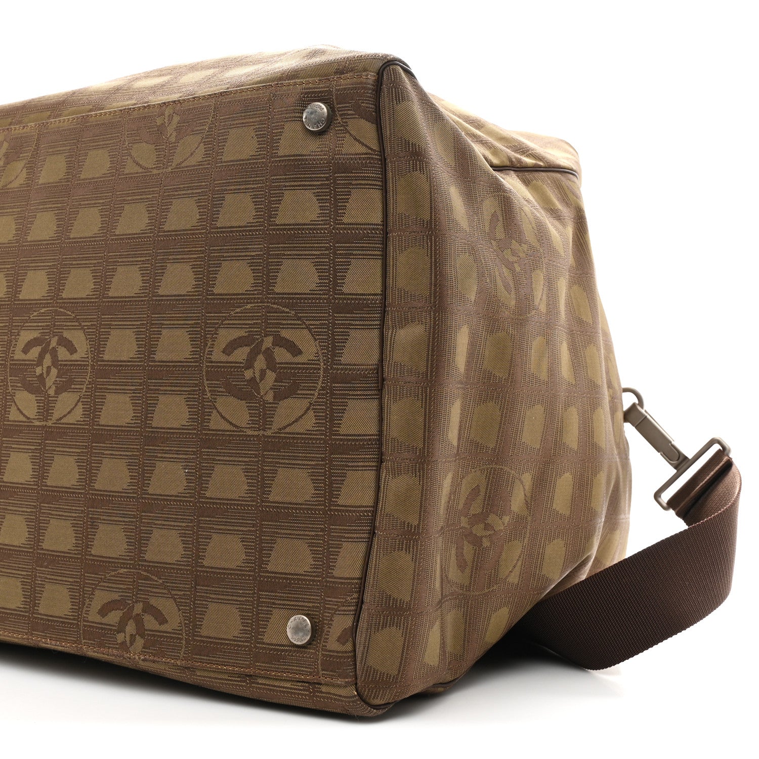 Nylon Travel Duffle Brown