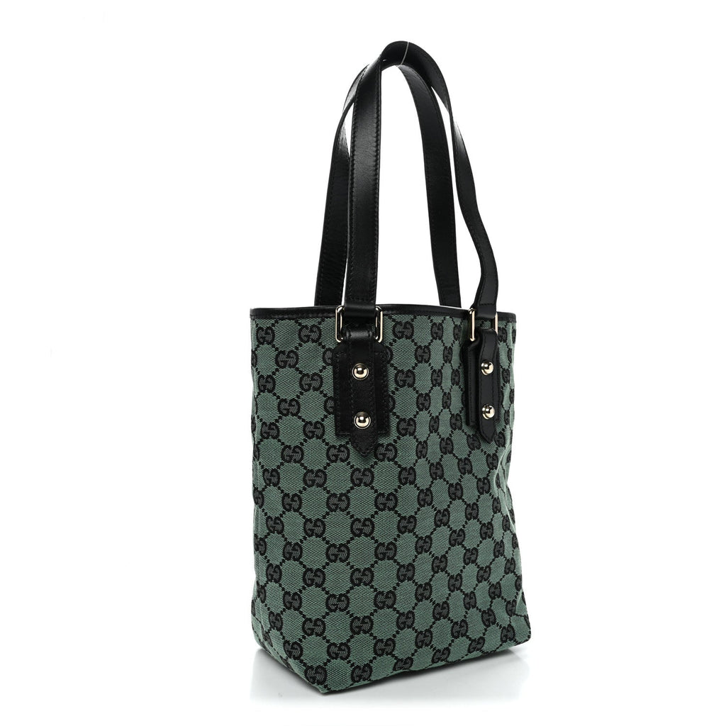 Monogram Tote Bag Green