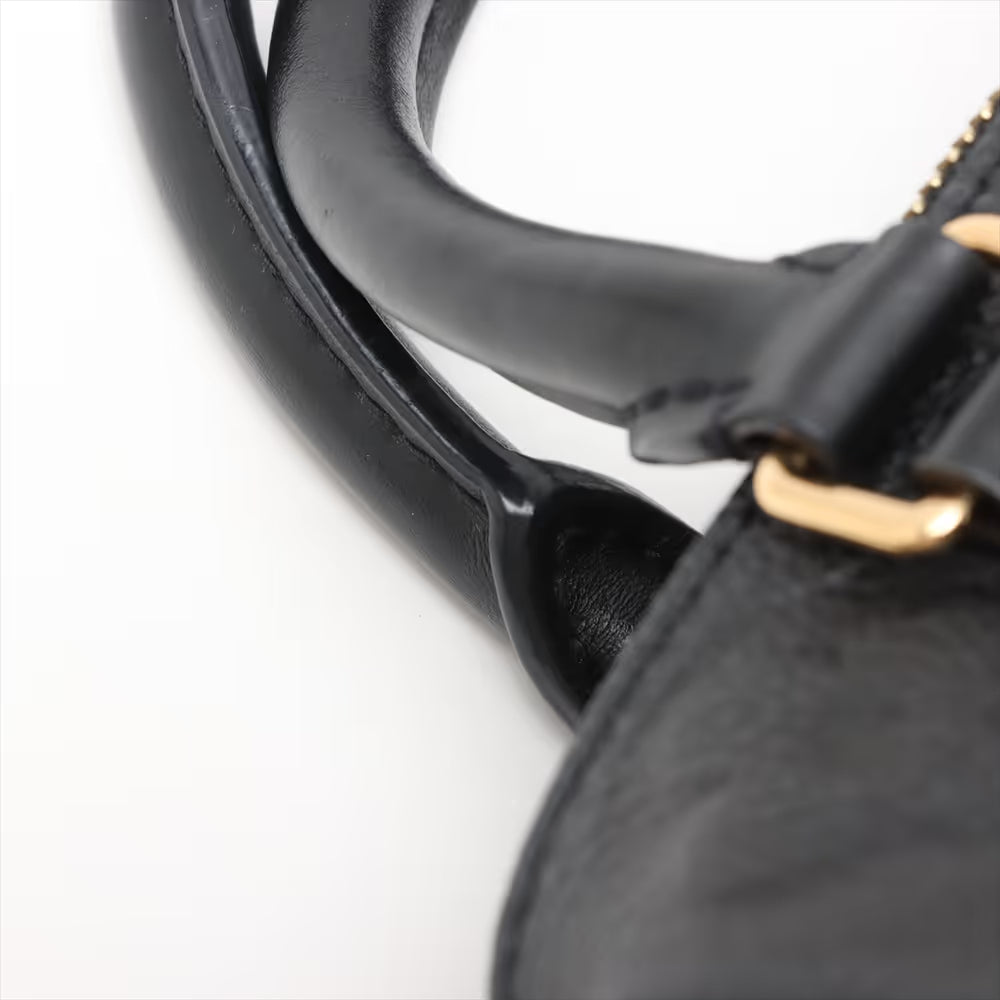 Louis Vuitton Monogram Empreinte Speedy Bandouliere 20 Black