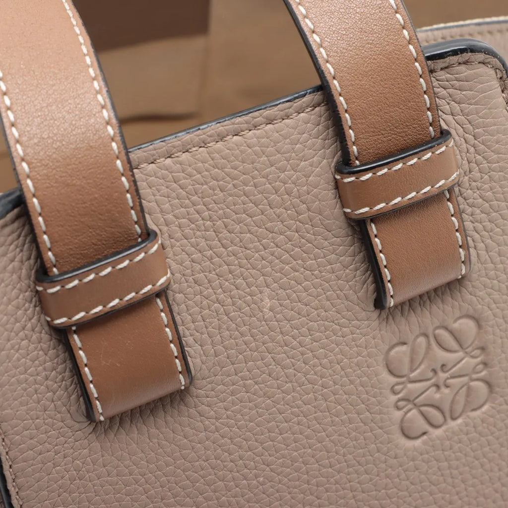 Loewe Hammock Small Leather Two-Way Shoulder Bag Brown
