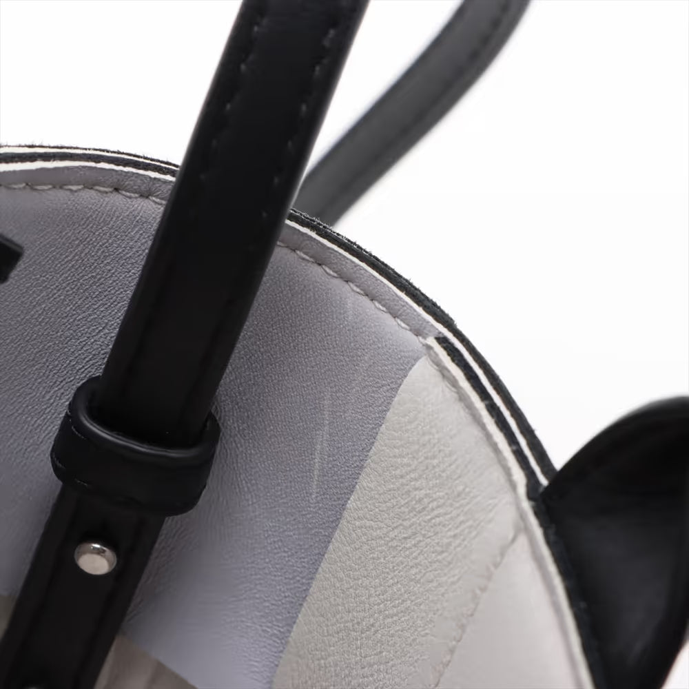 Bottega Veneta Maxi Intrecciato Mini Arco Leather Two-Way Shoulder Bag Black