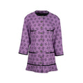 Chanel size 38 22S CC logo Jacket purple / black