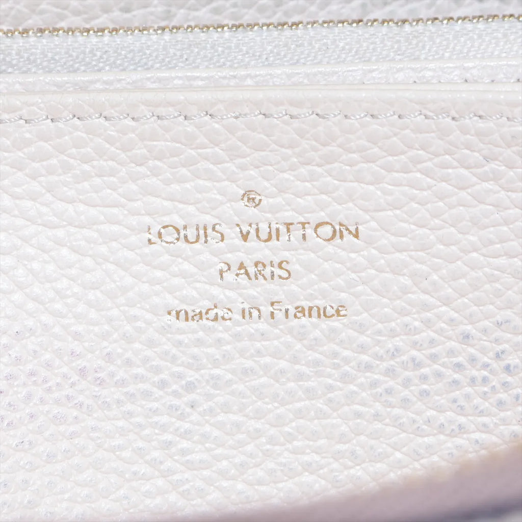 Louis Vuitton Monogram Bicolor Empreinte Zippy Wallet Creme x Bois de Rose