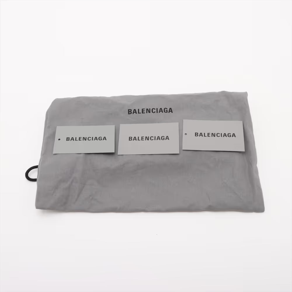 Balenciaga Sport Nylon Leather Shoulder Bag Black