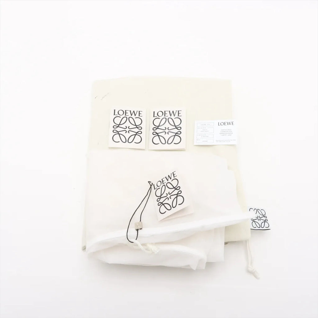 Loewe Basket Medium Raffia Tote Bag Beige x Blue