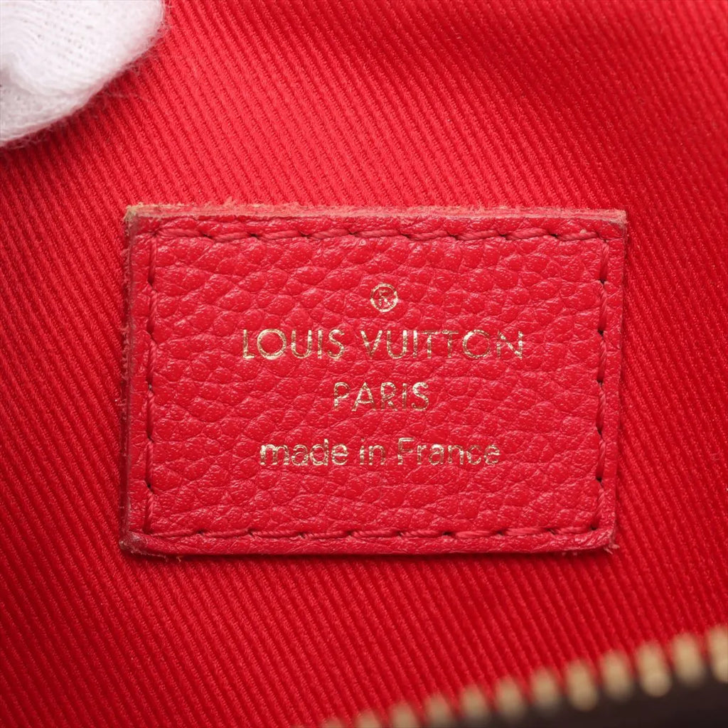 Louis Vuitton Monogram Tournelle PM Brown x Red