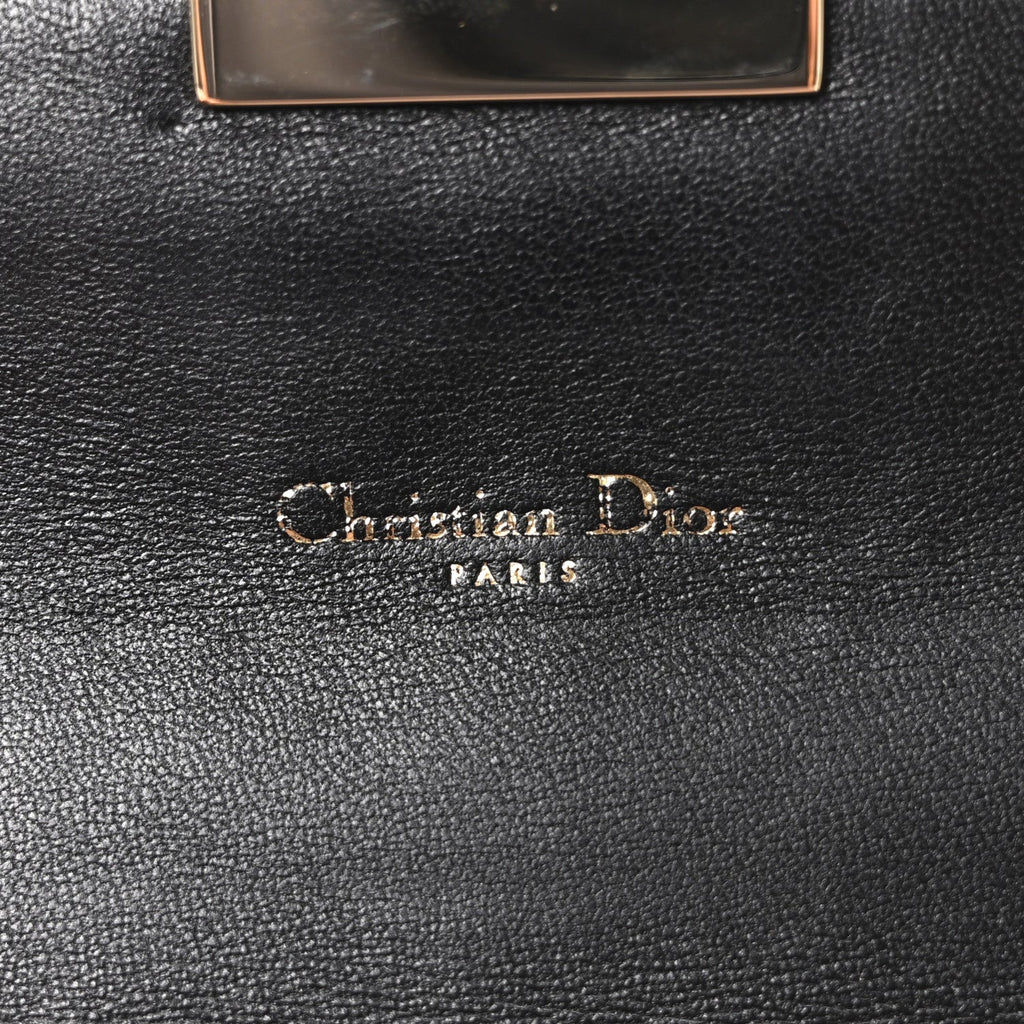 Lambskin Cannage Miss Dior Clutch Black