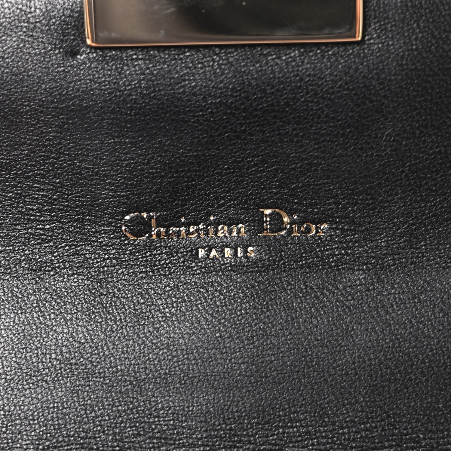 Lambskin Cannage Miss Dior Clutch Black