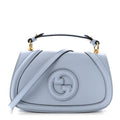 Roxy Calfskin Medium Blondie Top Handle Bag Cloudy Blue