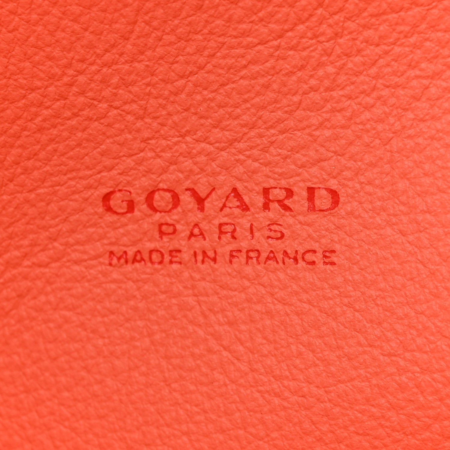 Goyardine Embroidered Seahorse Reversible Anjou PM Coral