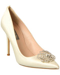 Sjp By Sarah Jessica Parker Aya 100 Satin Pump White