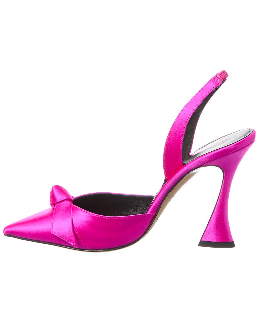 Alexandre Birman Clarita Bell Satin Slingback Pump