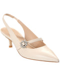 Stuart Weitzman Aura Mary Jane Leather Slingback Pump