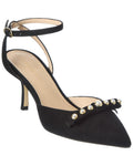 Stuart Weitzman Luella Strap 75 Suede Pump