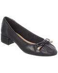 Dune London Amazing Leather Block Heel