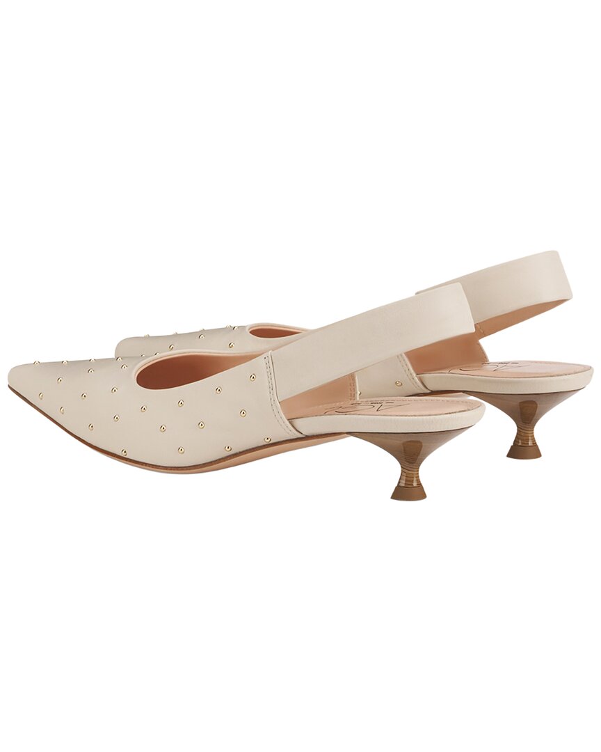 Agl Lenor S Studs Leather Sling Back