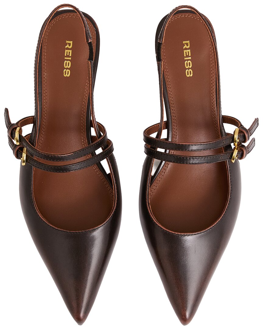 Reiss Isla Leather Pump