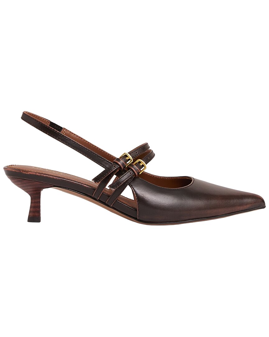Reiss Isla Leather Pump
