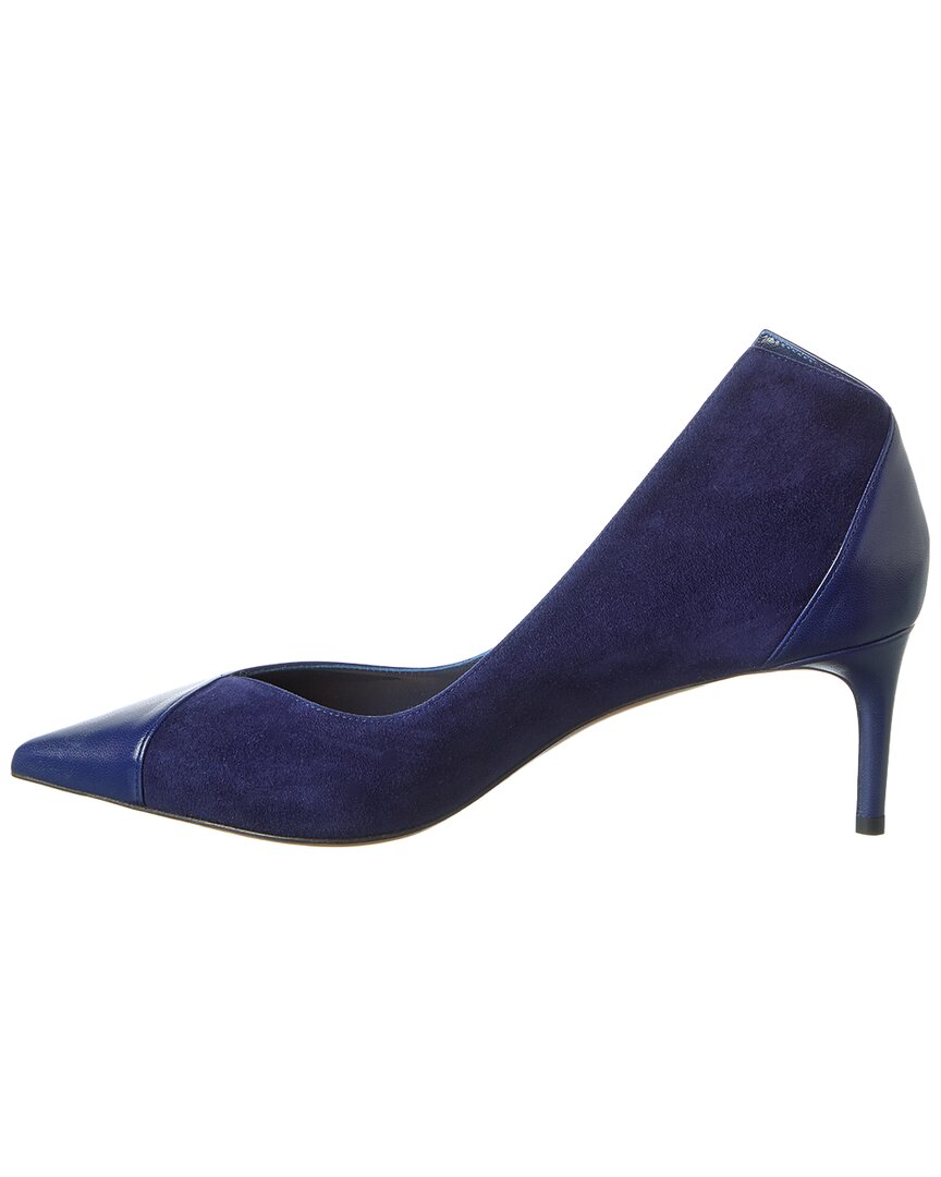Alexandre Birman  Pandora 60 Leather & Suede Pump